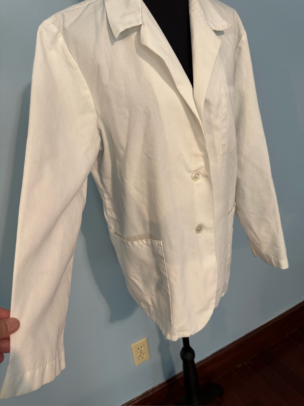 White lab coat